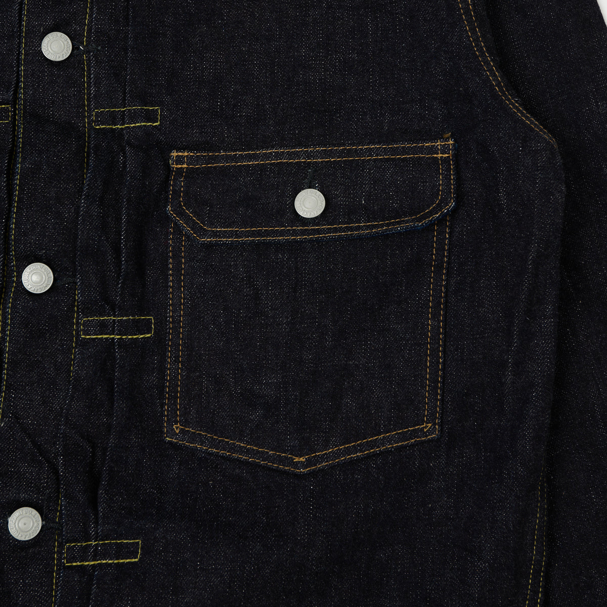 FULLCOUNT 2107XX 15.5oz Type I Denim Jacket - One Wash