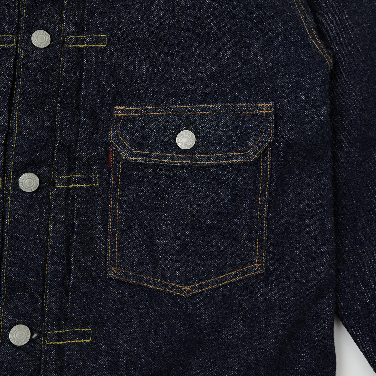 FULLCOUNT 2109 13.75oz Blanket Lined Type I Denim Jacket - One Wash