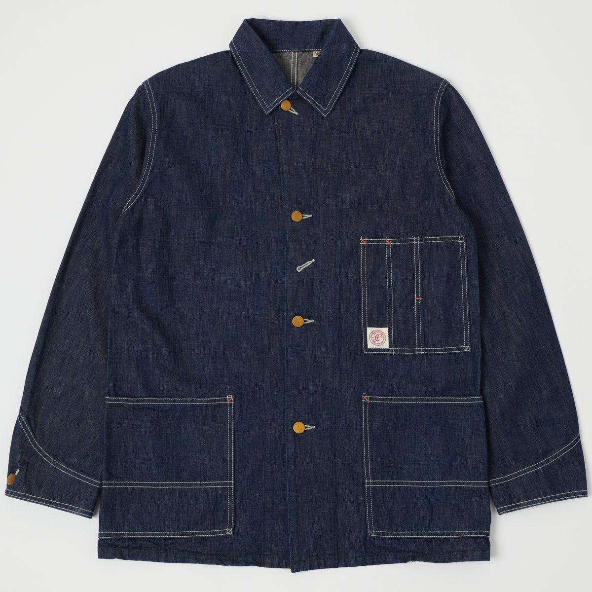 FULLCOUNT 2875 Denim Coverall Jacket - One Wash