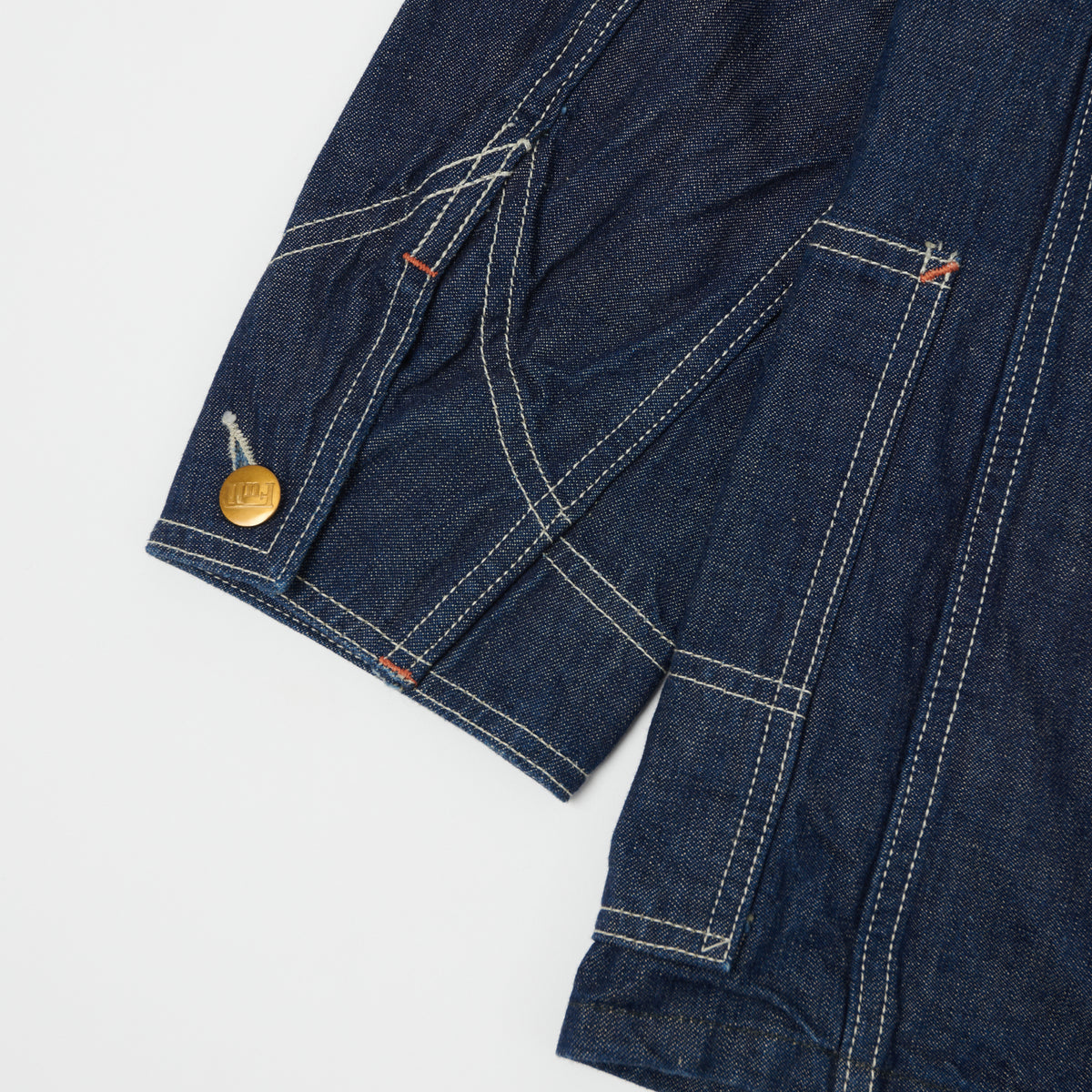 FULLCOUNT 2875 Denim Coverall Jacket - One Wash