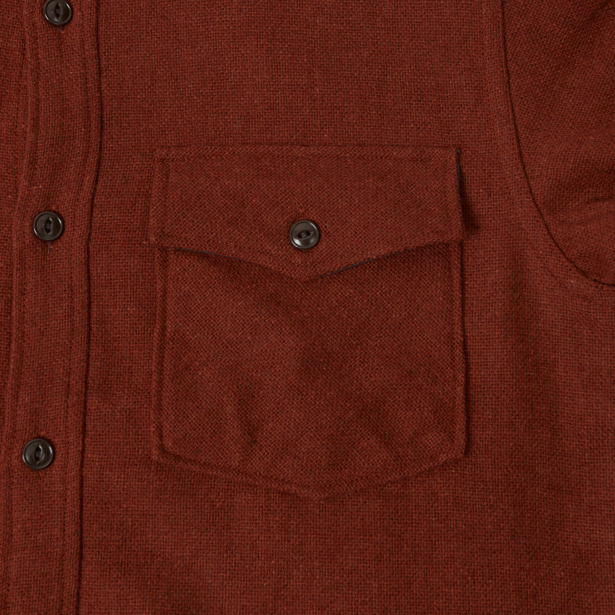 FULLCOUNT 4059 Wool CPO Shirt - Renga