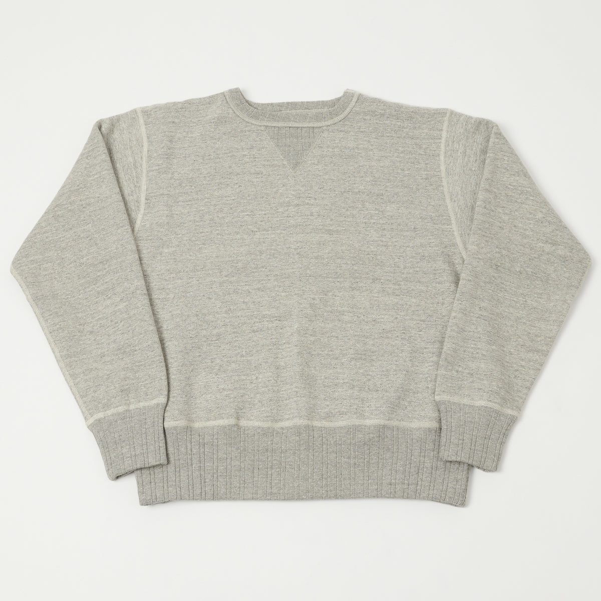 FULLCOUNT 3741 'Mother Cotton' Sweatshirt - Heather Grey