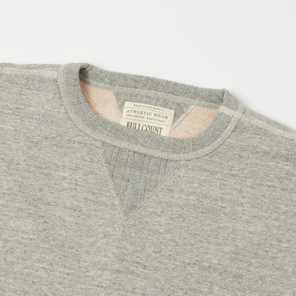FULLCOUNT 3741 'Mother Cotton' Sweatshirt - Heather Grey
