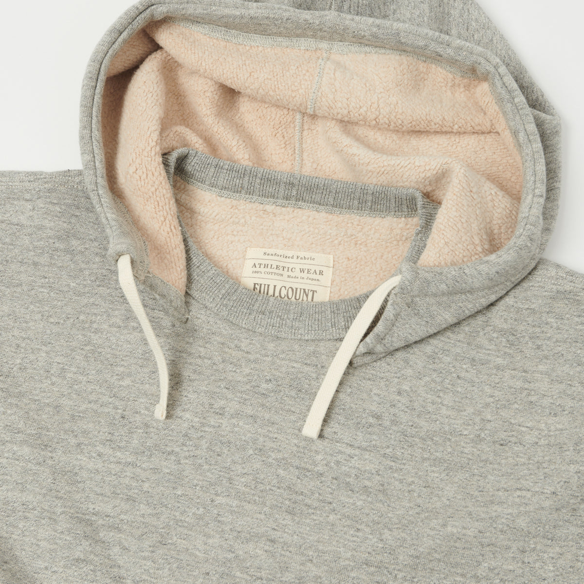 FULLCOUNT 3745 'Mother Cotton' Hoodie - Heather Grey
