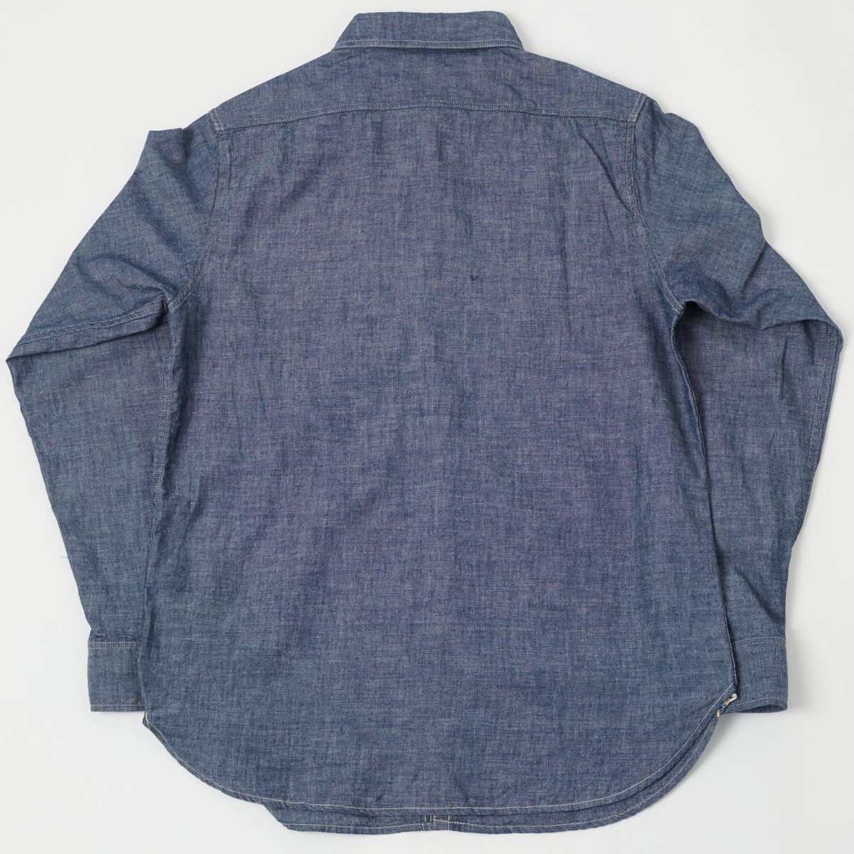 FULLCOUNT 4810 5oz Chambray Work Shirt - Indigo Blue