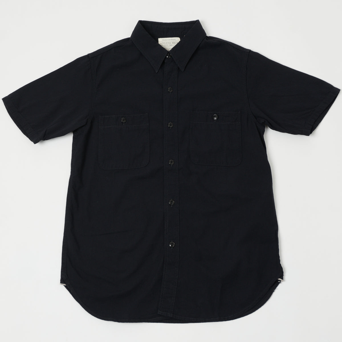 FULLCOUNT 4821 5oz Chambray Work Shirt - Black
