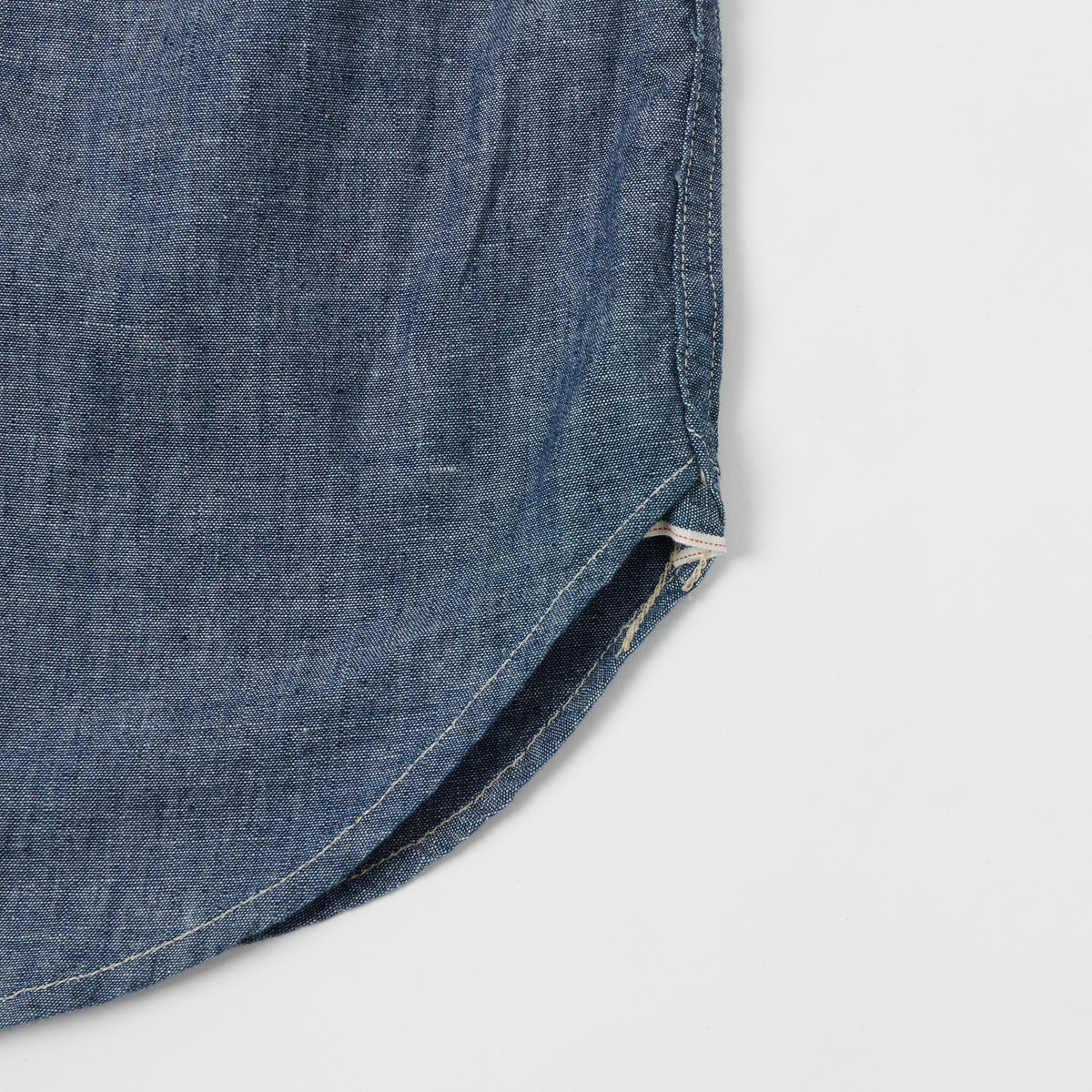 FULLCOUNT 4821 5oz Chambray Work Shirt - Indigo Blue