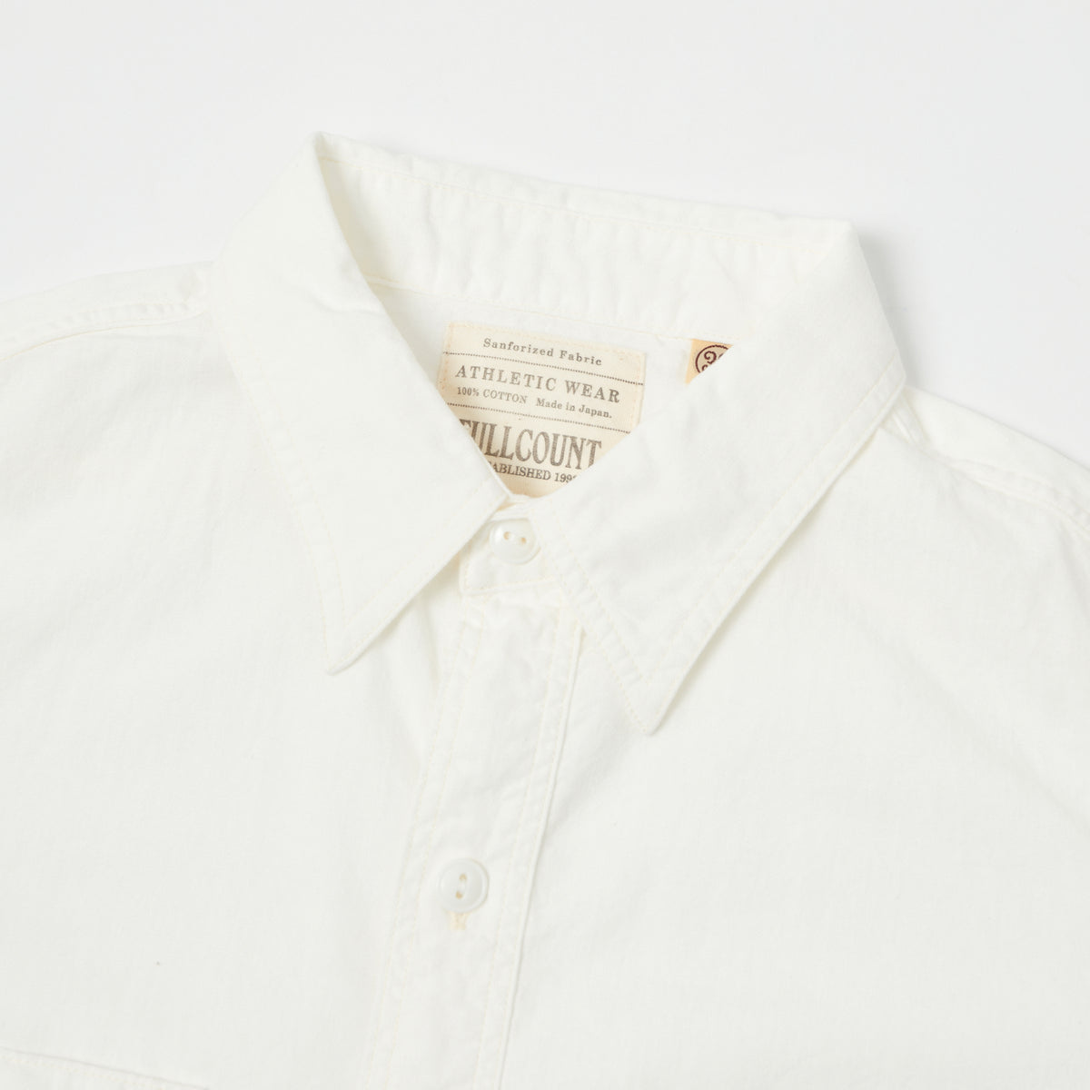 FULLCOUNT 4821 5oz Chambray Work Shirt - White