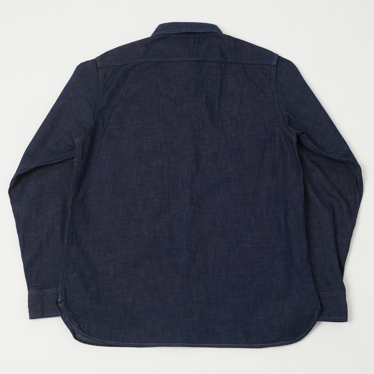 FULLCOUNT 4890 8oz Denim Work Shirt - One Wash