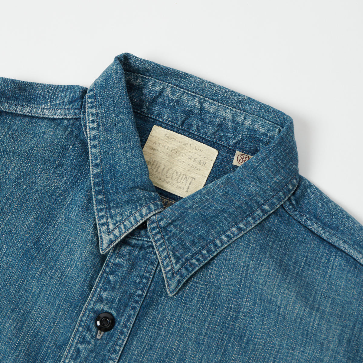 FULLCOUNT 4890 8oz Denim Work Shirt - Hand Wash