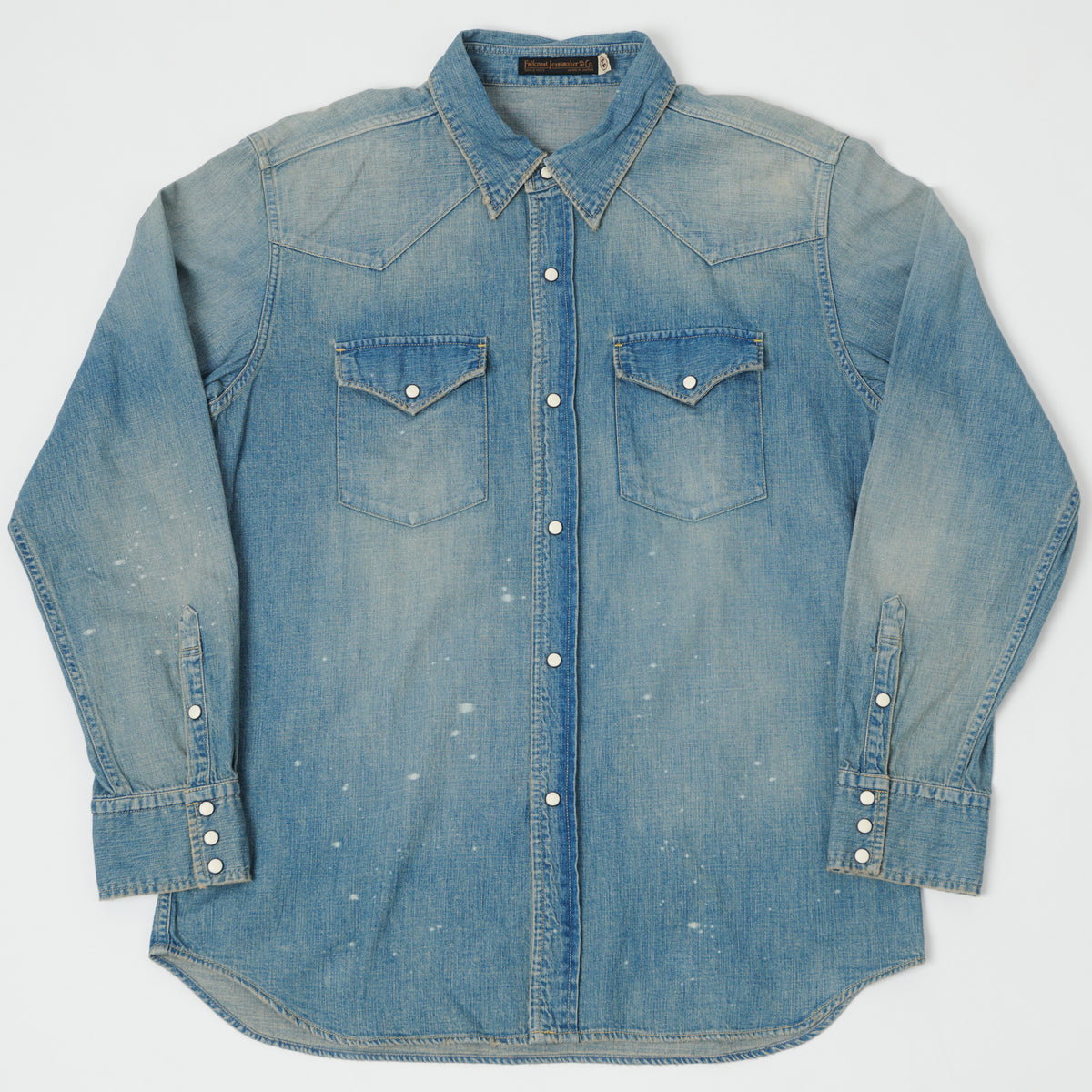 FULLCOUNT 4894 Denim Western Shirt - Heavy Wash