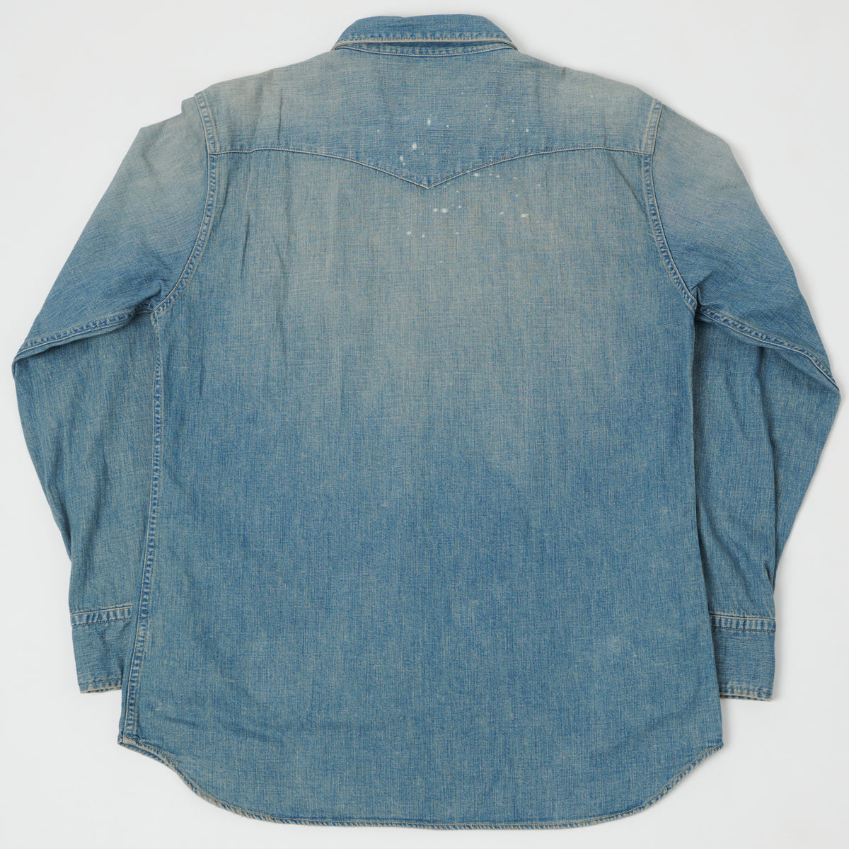 FULLCOUNT 4894 Denim Western Shirt - Heavy Wash