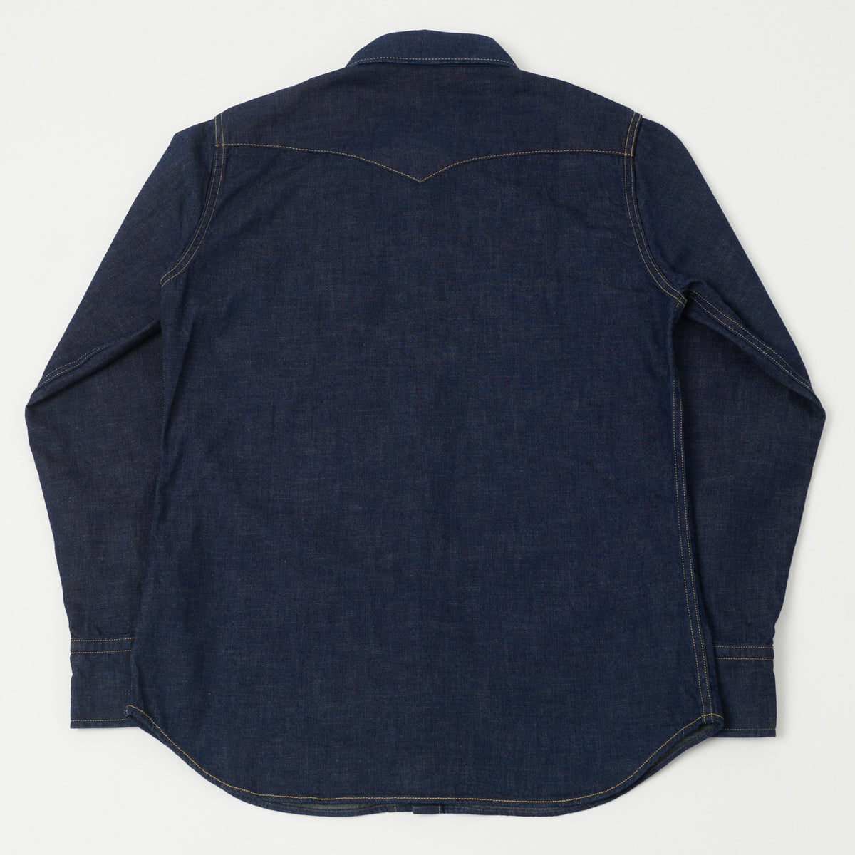 FULLCOUNT 4894 Denim Western Shirt - Rinsed