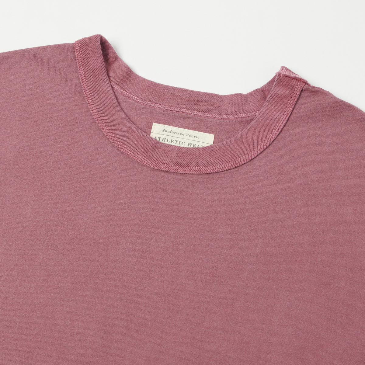 FULLCOUNT 5222 Flat Seam Heavyweight T-Shirt - Faded Burgundy