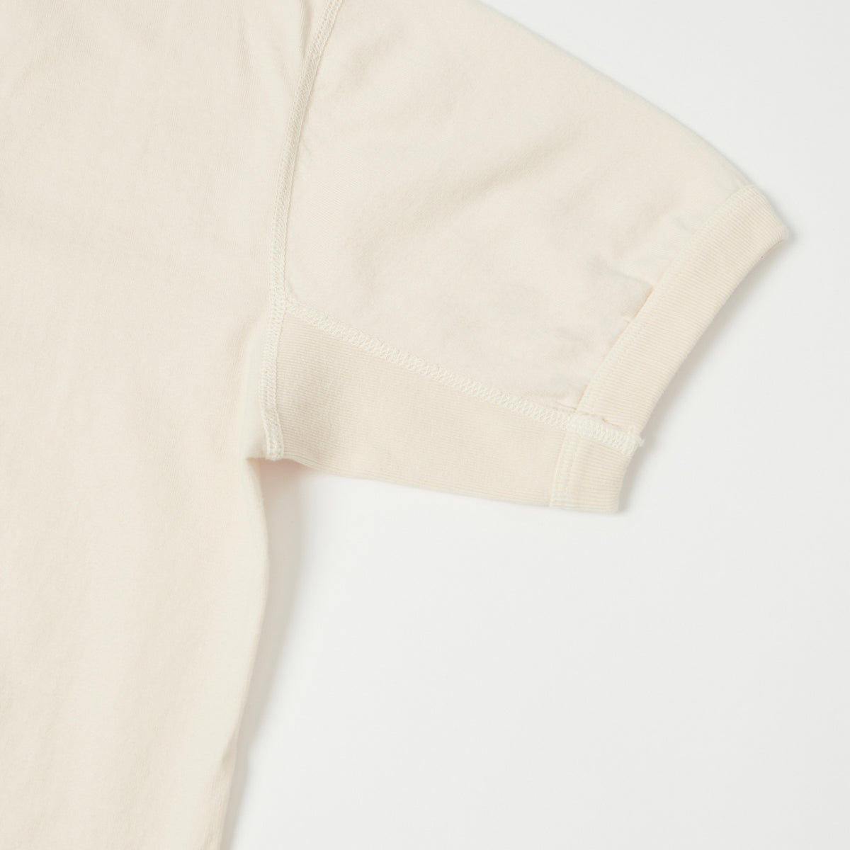 FULLCOUNT 5222H Flat Seam Heavyweight Henley - Ecru