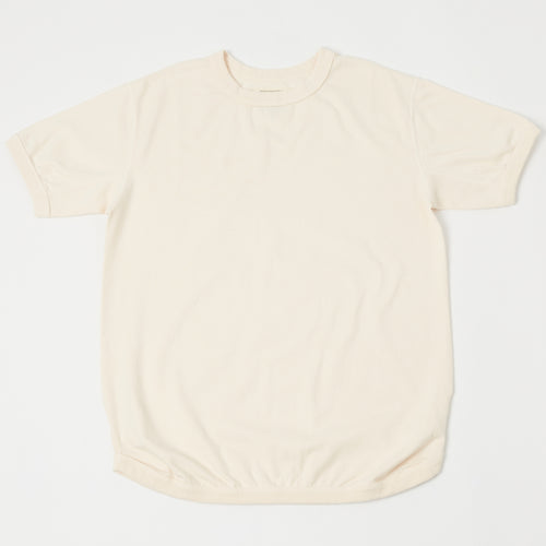 FULLCOUNT 5222 Flat Seam Heavyweight T-Shirt - Ecru