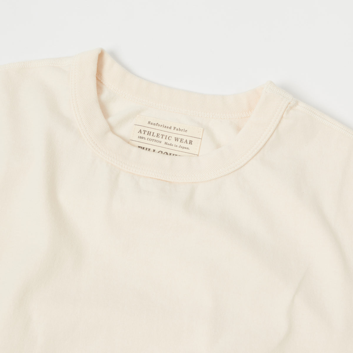 FULLCOUNT 5222 Flat Seam Heavyweight T-Shirt - Ecru