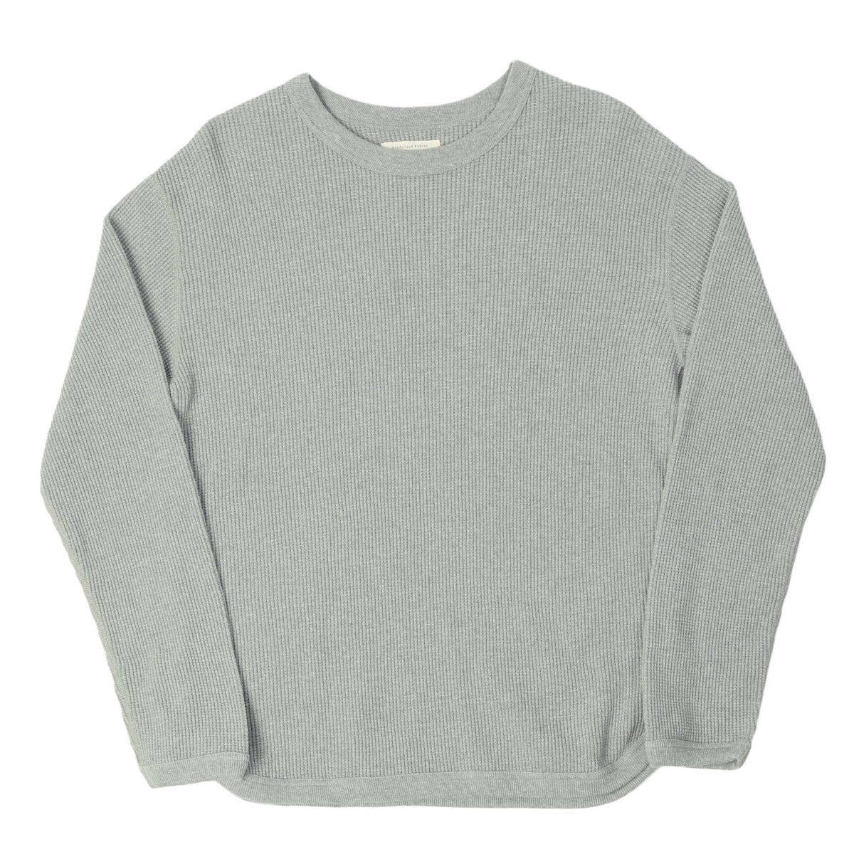 FULLCOUNT 5964 Heavyweight Waffle T-Shirt - Heather Grey