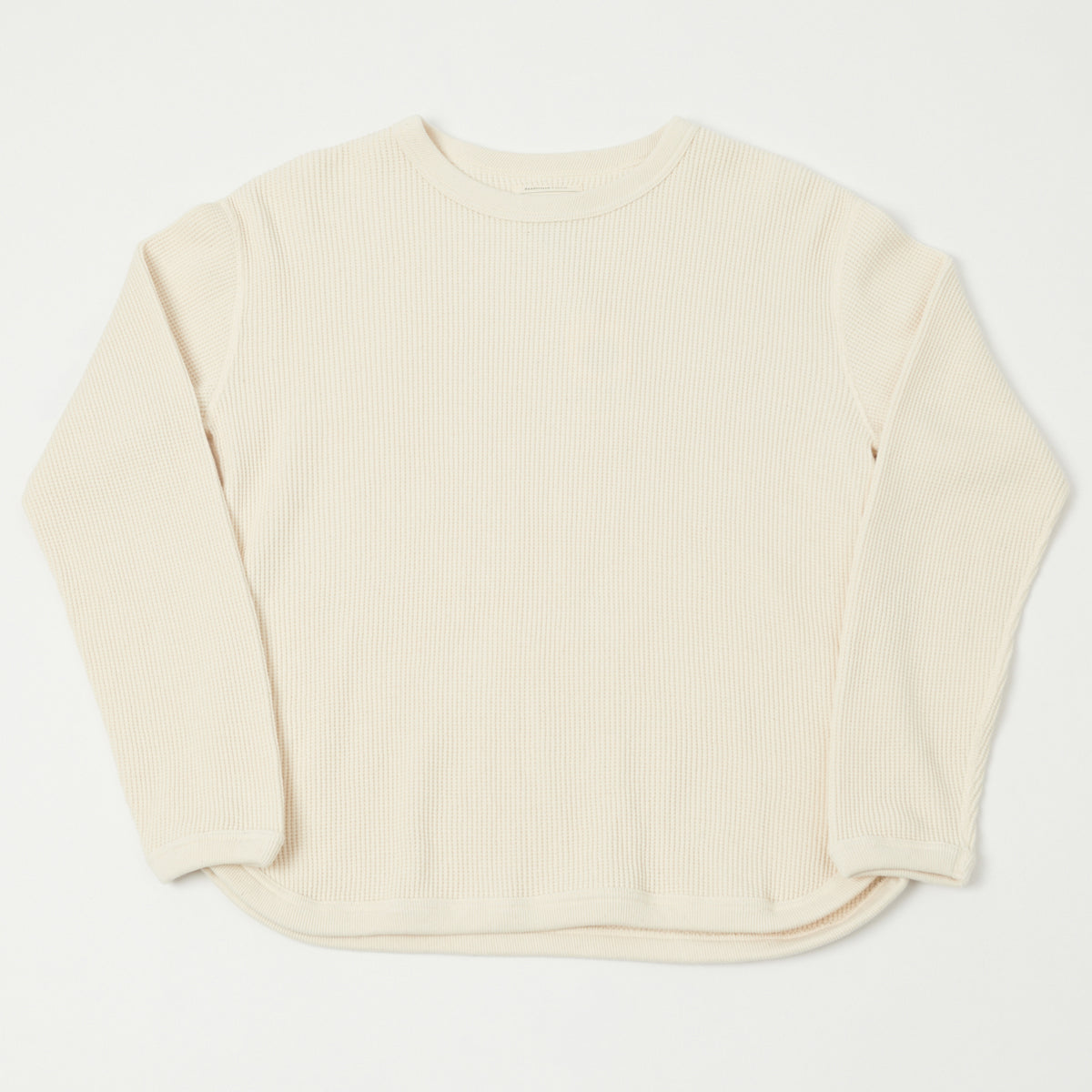 FULLCOUNT 5964 Heavyweight Waffle T-Shirt - Ecru