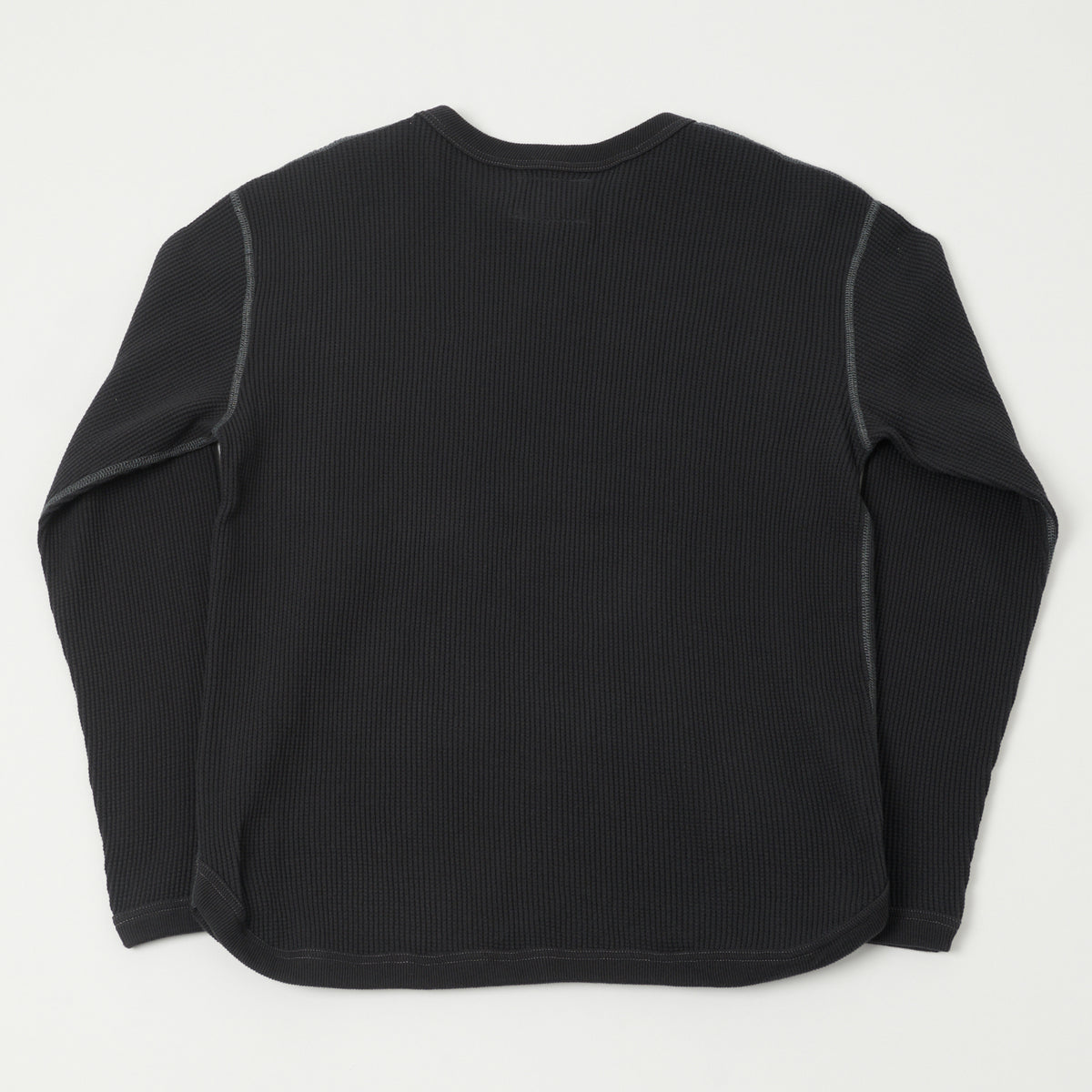 FULLCOUNT 5964 Heavyweight Waffle T-Shirt - Ink Black