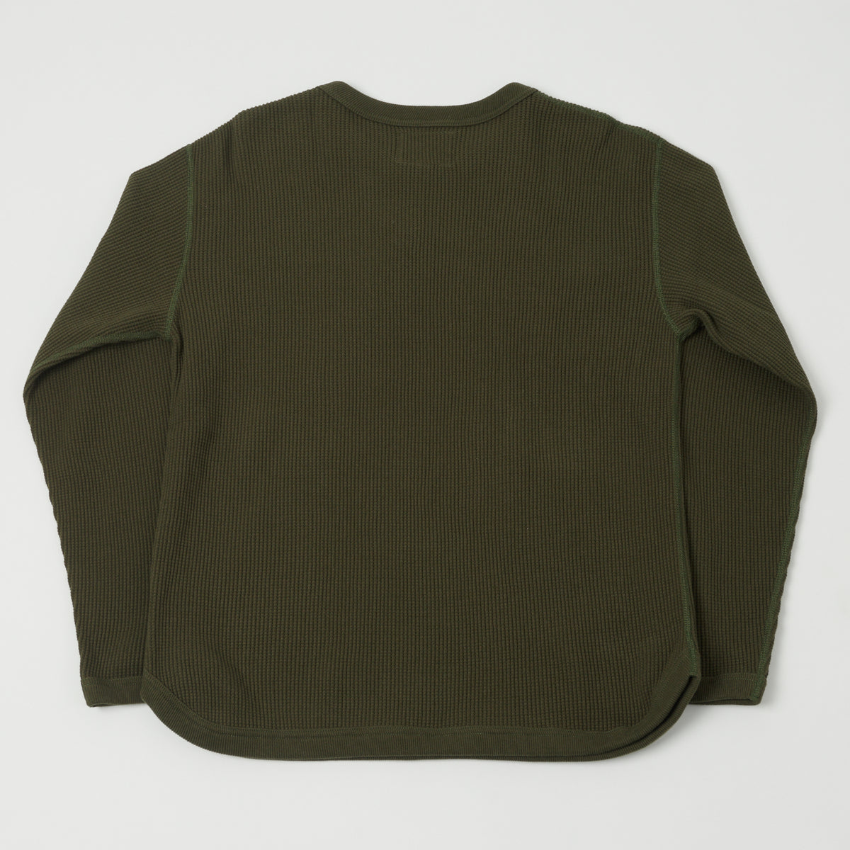 FULLCOUNT 5964 Heavyweight Waffle T-Shirt - Khaki