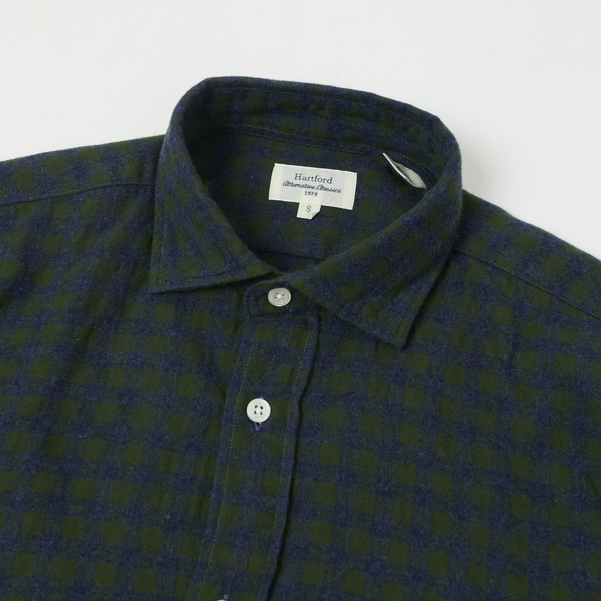 Hartford 'Paul' Gingham Shirt - Green