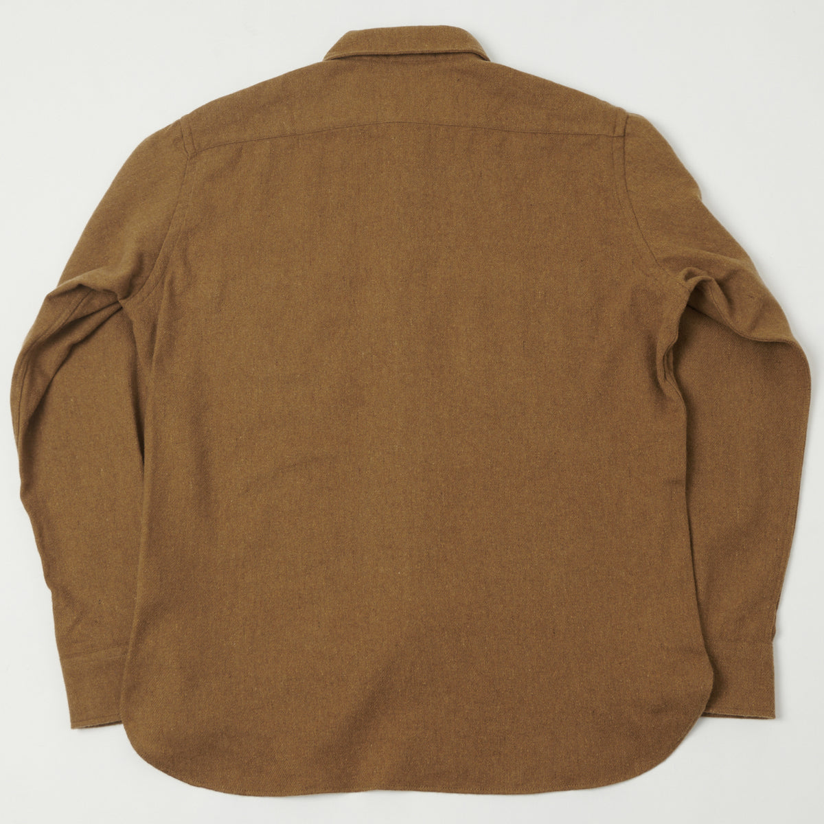 Hartford 'Percey' Wool Shirt - Brown