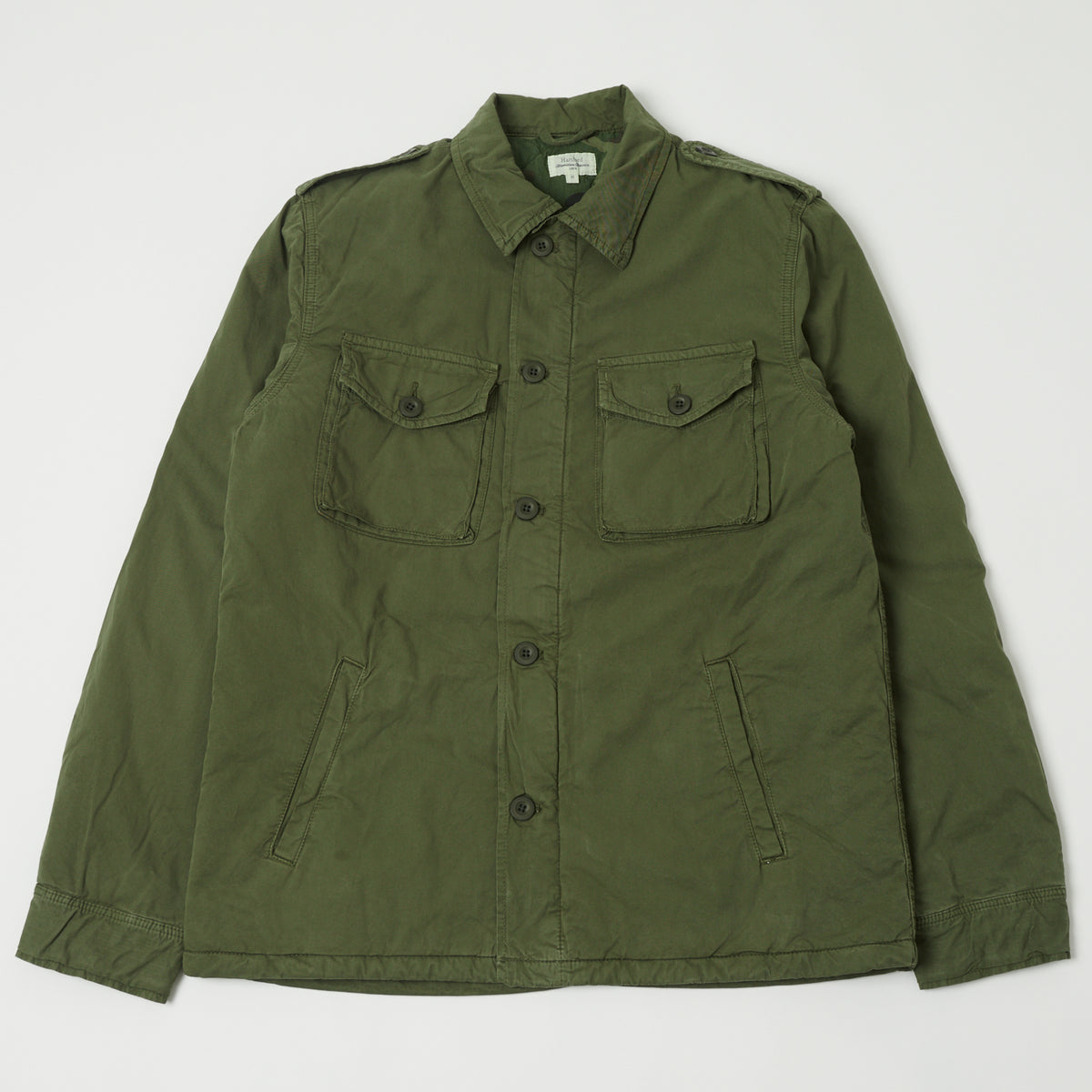 Hartford 'Jonah' Military Workers Jacket - Army Green