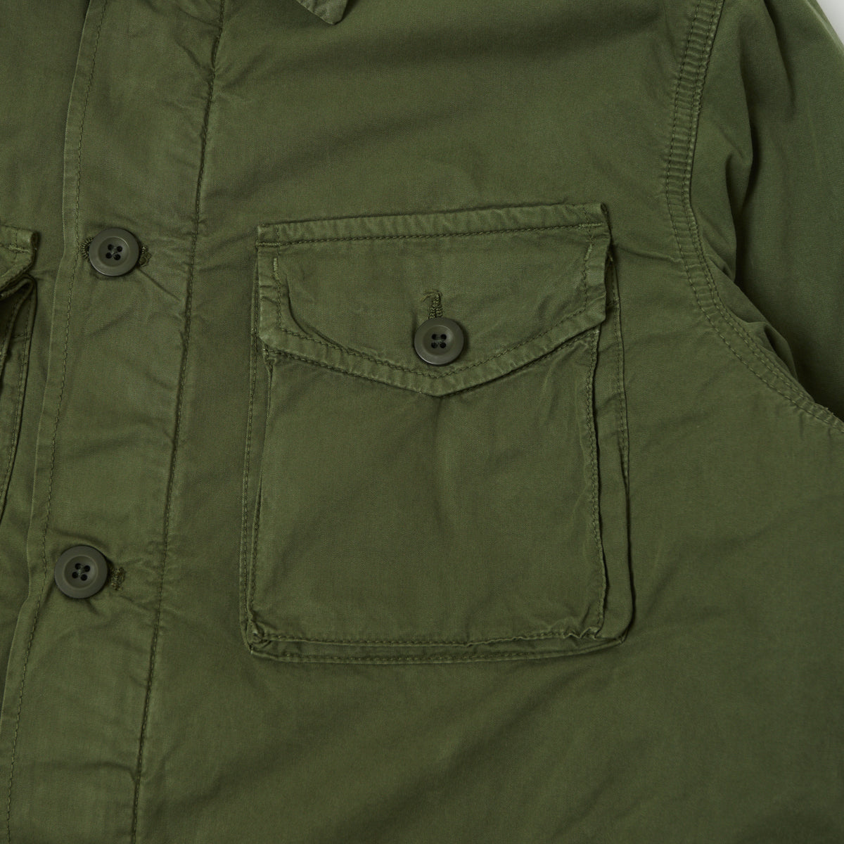 Hartford 'Jonah' Military Workers Jacket - Army Green