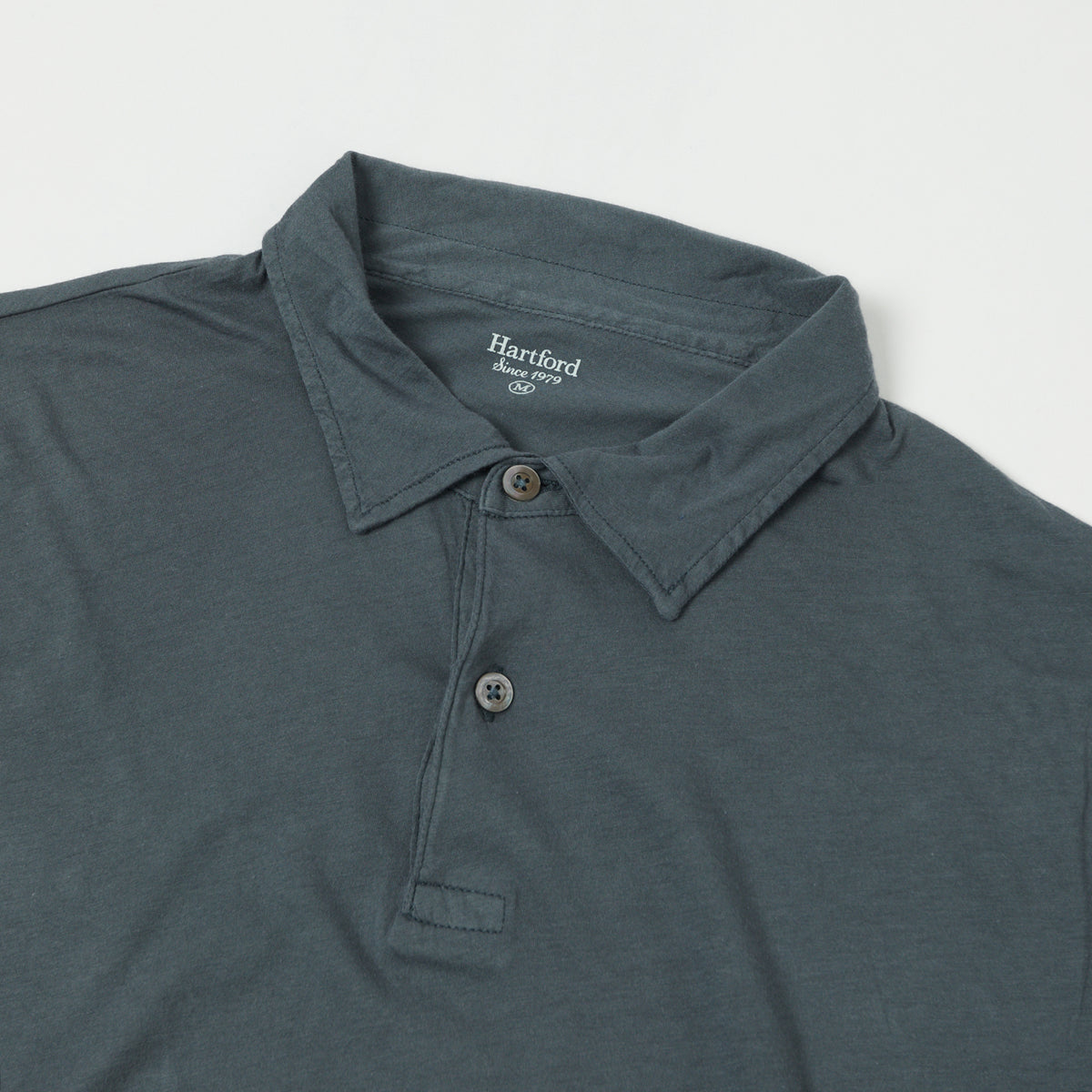 Hartford  Lightweight Jersey Polo Shirt - Thunder