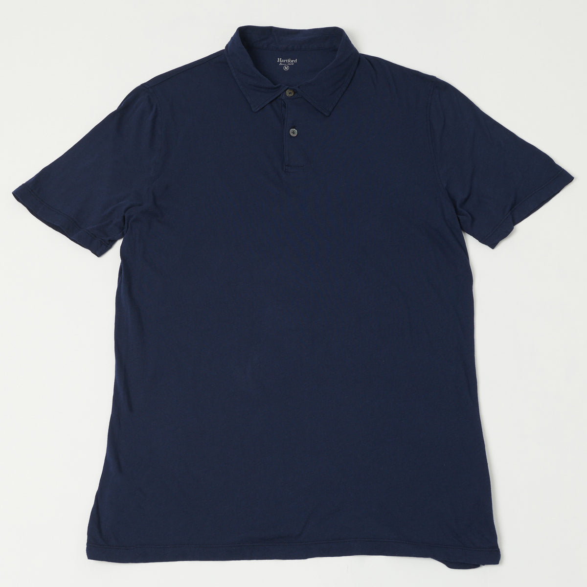 Hartford Lightweight Jersey Polo Shirt - Navy