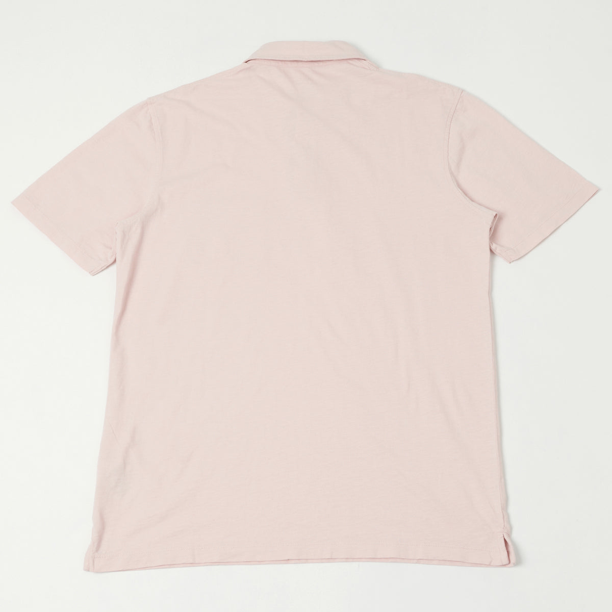 Hartford  Slub Jersey Polo Shirt - Faded Pink