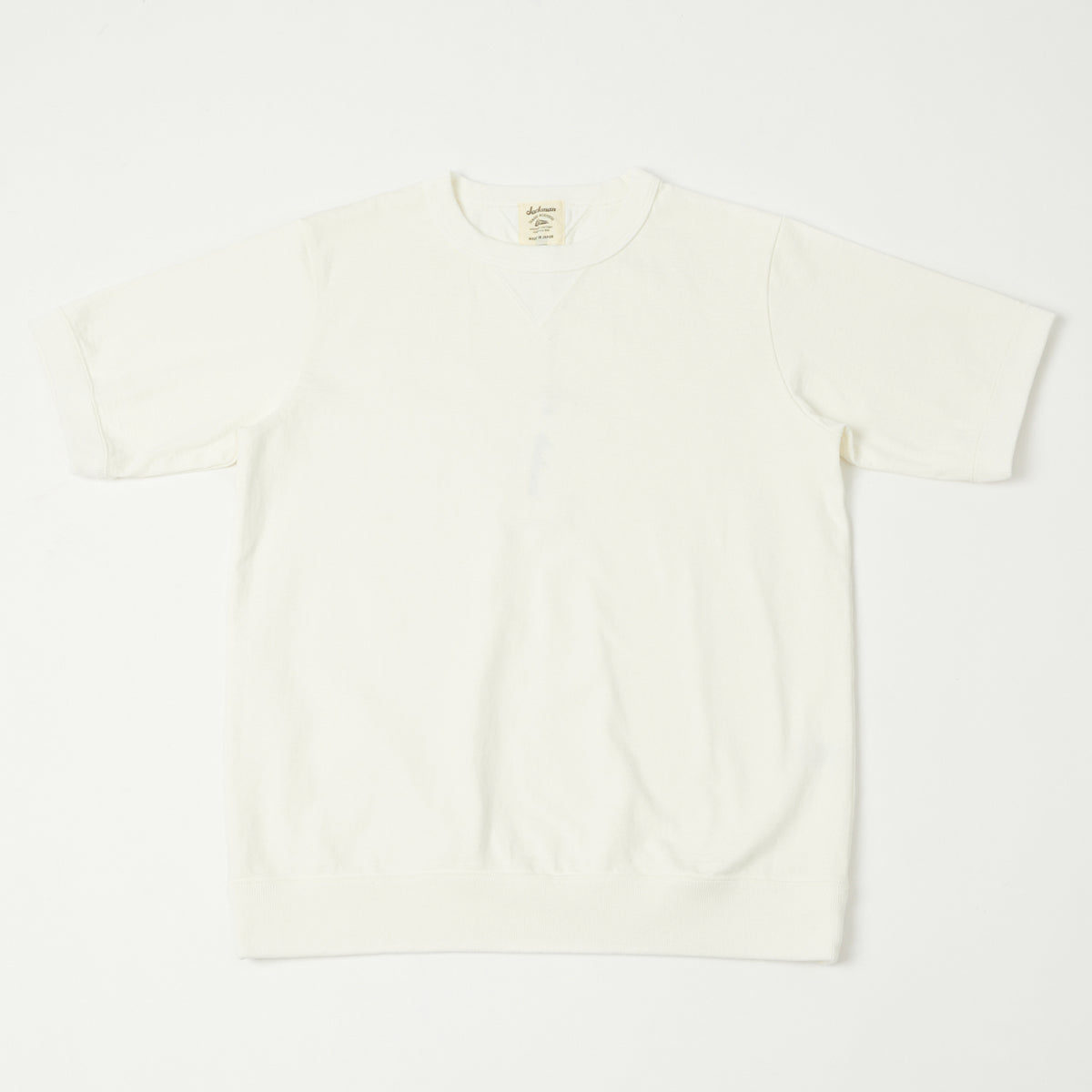 Jackman Dotsume Rib T-Shirt - Off White