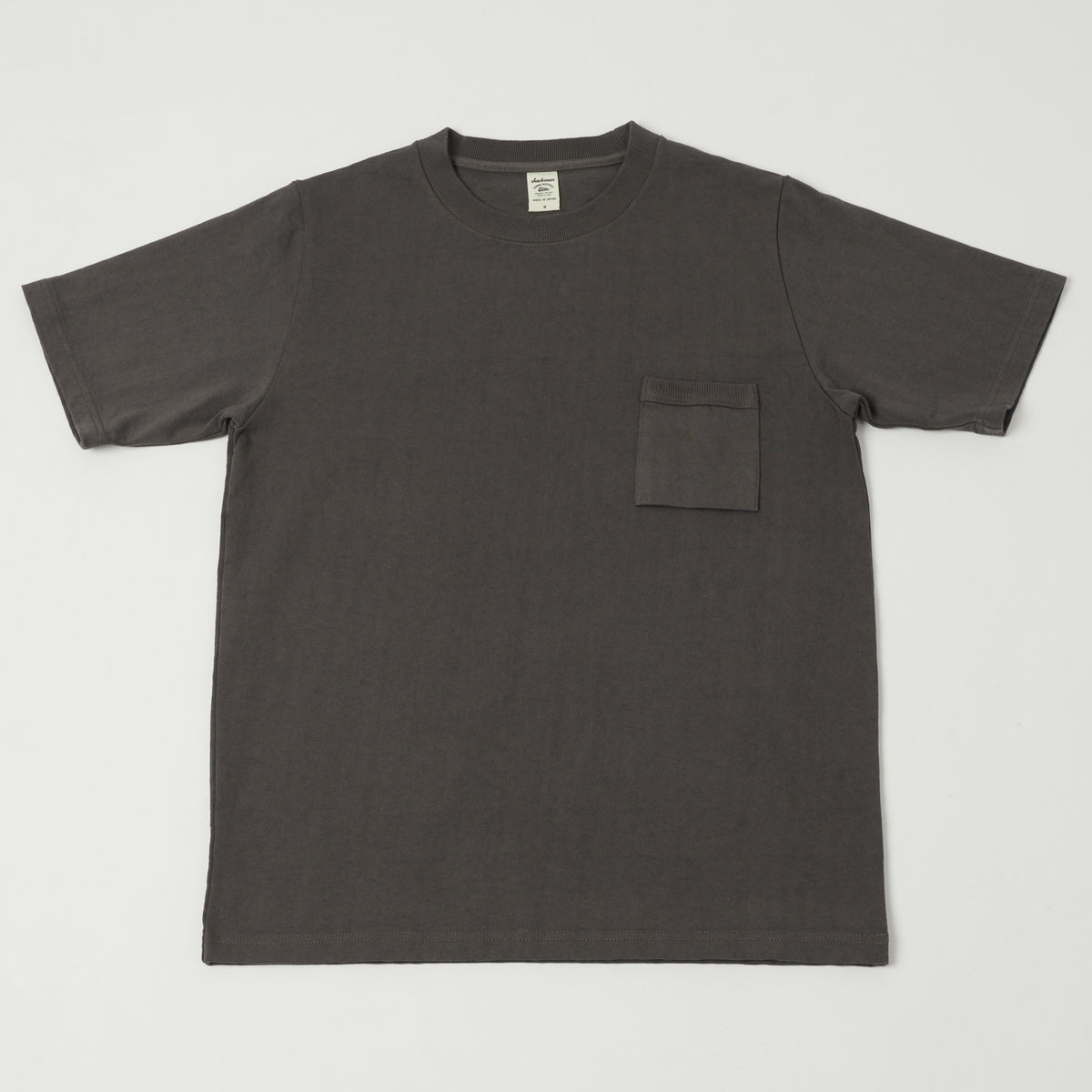 Jackman Dotsume Pocket T-Shirt - Gunmetal
