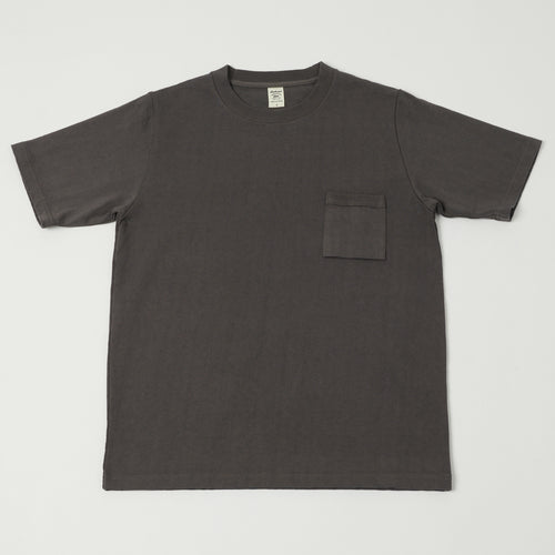 Jackman Dotsume Pocket T-Shirt - Gunmetal