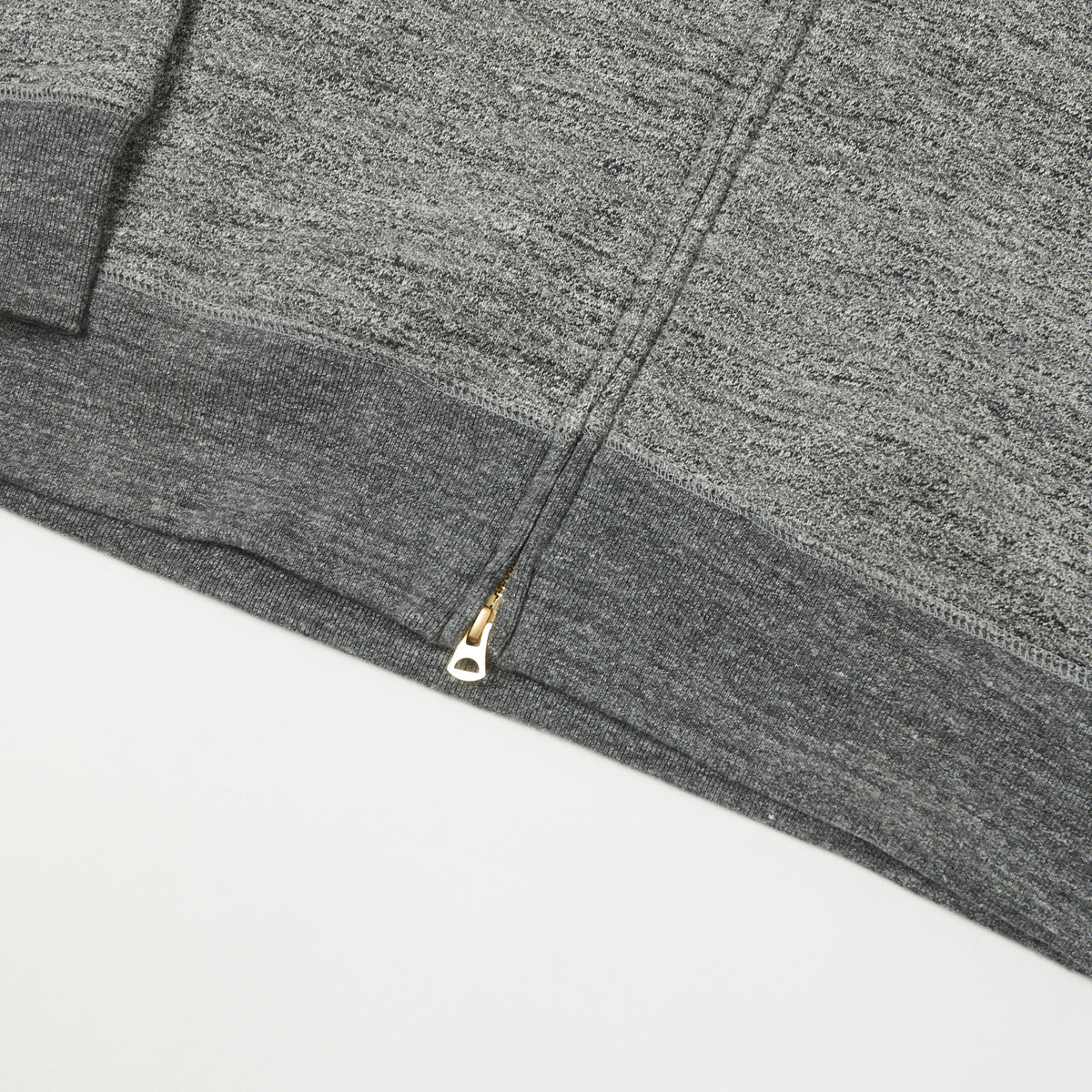 Jackman GG Zip Trough Sweat Parka - Charcoal