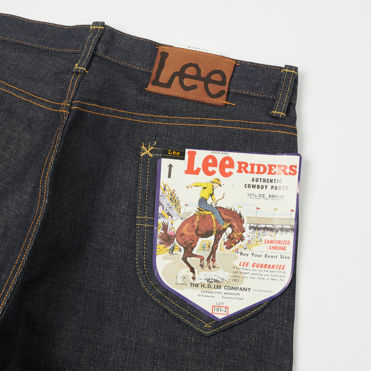 Lee Archives 1952 'Riders' 101Z Regular Straight Jean - Raw
