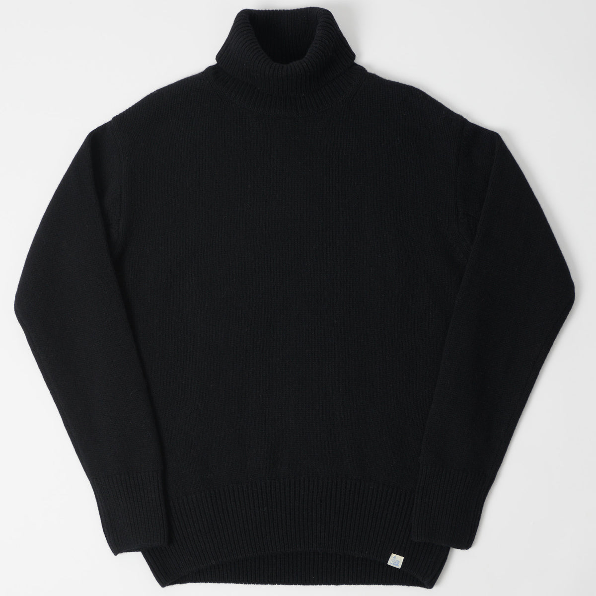 Merz b. Schwanen Wool Cashmere Knit Trutleneck - Deep Black