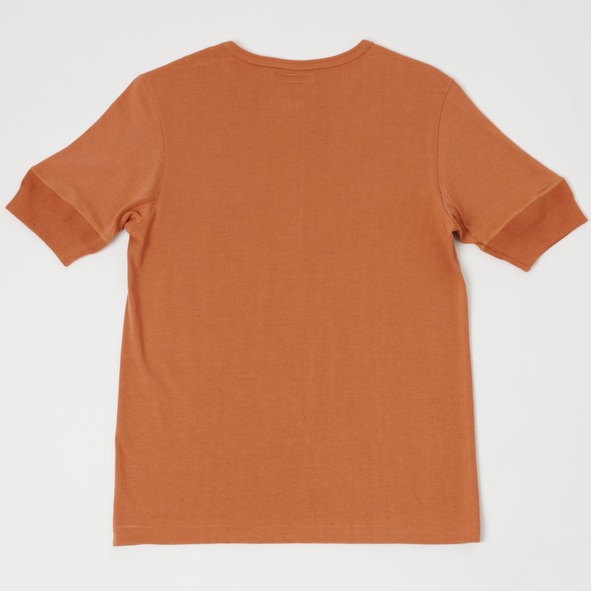 Merz b. Schwanen 'The Originals' 207 Short Sleeve Henley - Sunset