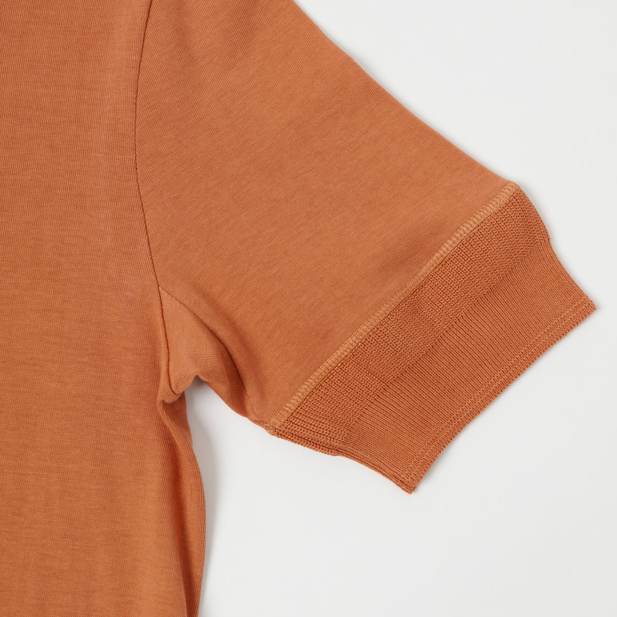 Merz b. Schwanen 'The Originals' 207 Short Sleeve Henley - Sunset