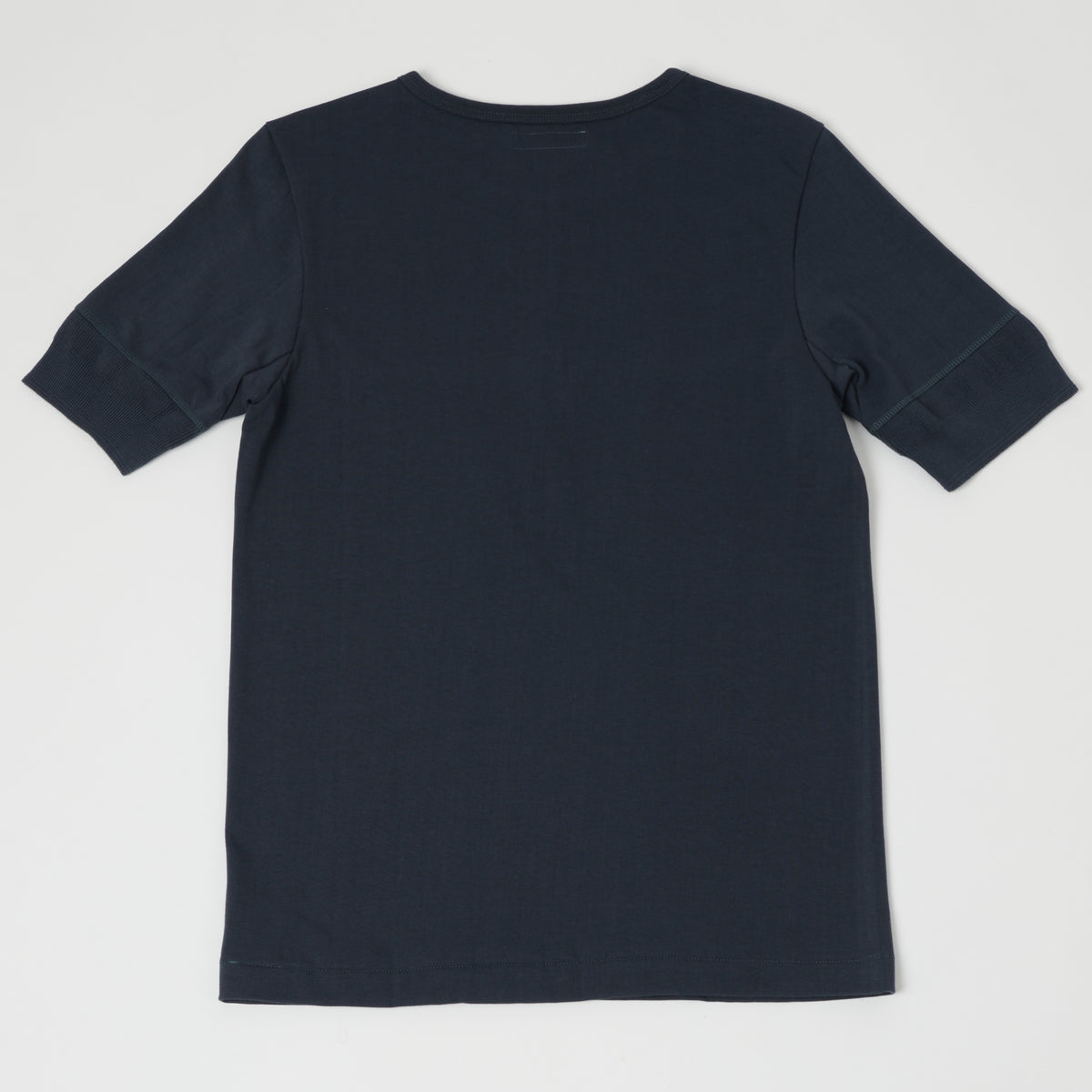 Merz b. Schwanen 'The Originals' 207 Short Sleeve Henley - Navy