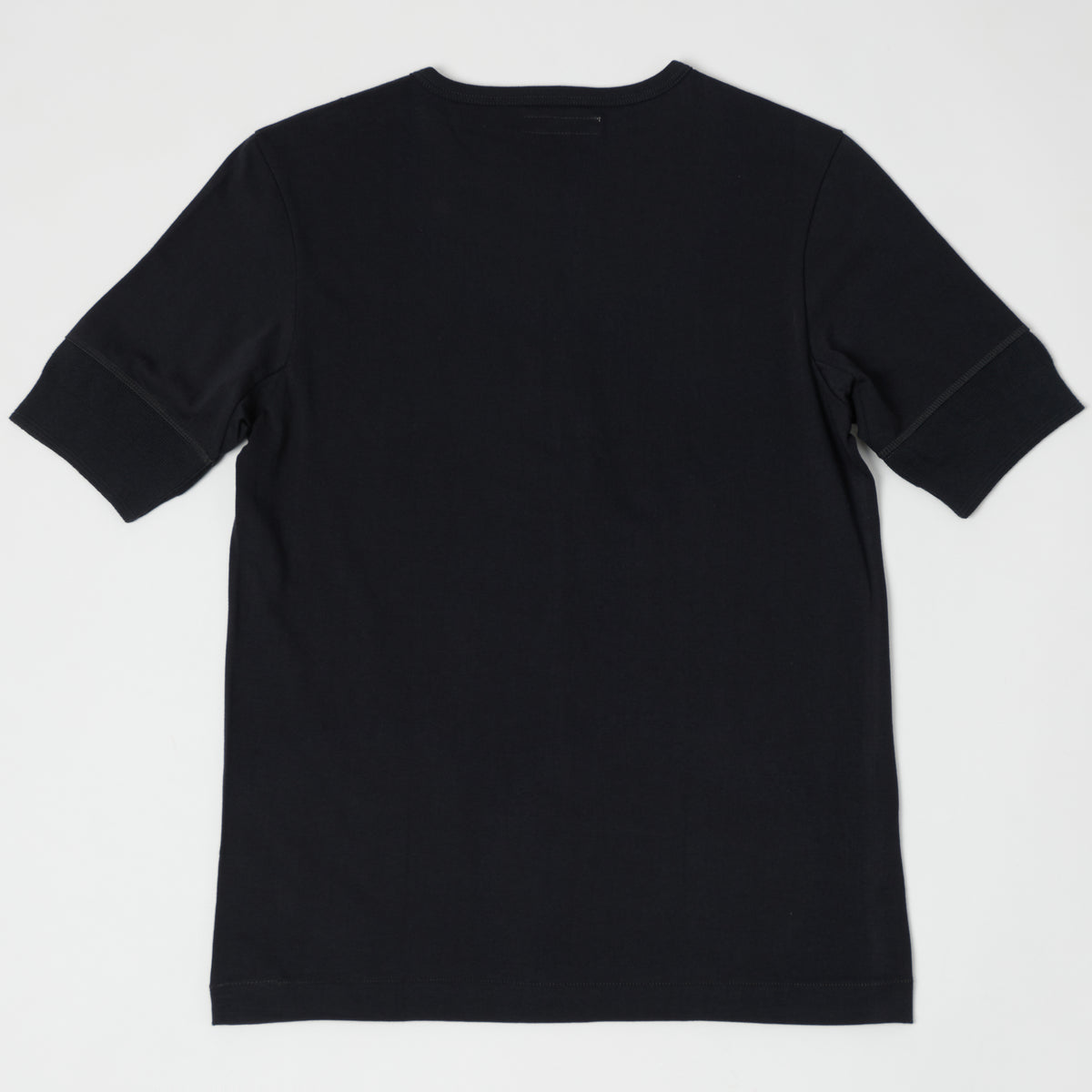 Merz b. Schwanen 'The Originals' 207 Short Sleeve Henley - Charcoal