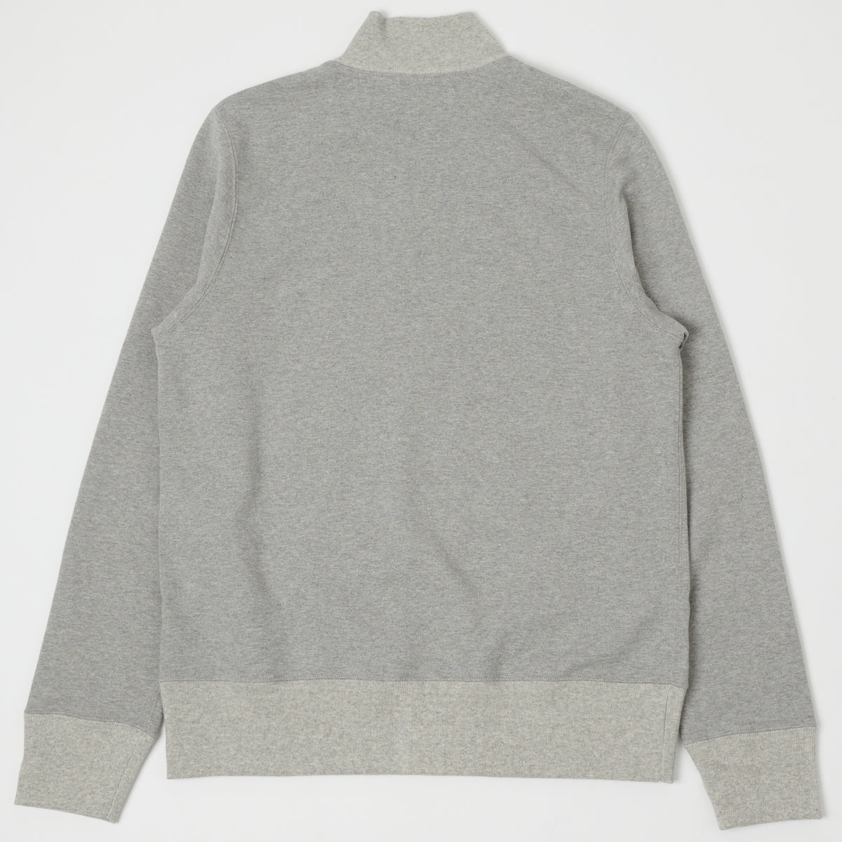 Merz b. Schwanen 'The Originals' 343Z Half Zip Sweatshirt - Grey Melange