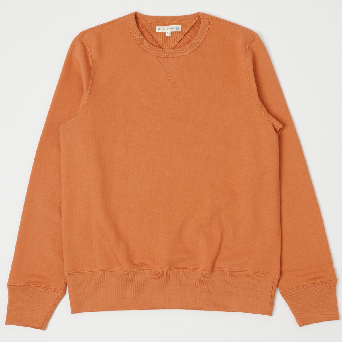 Merz b. Schwanen 'The Originals' 346 Crew Neck Sweatshirt - Sunset