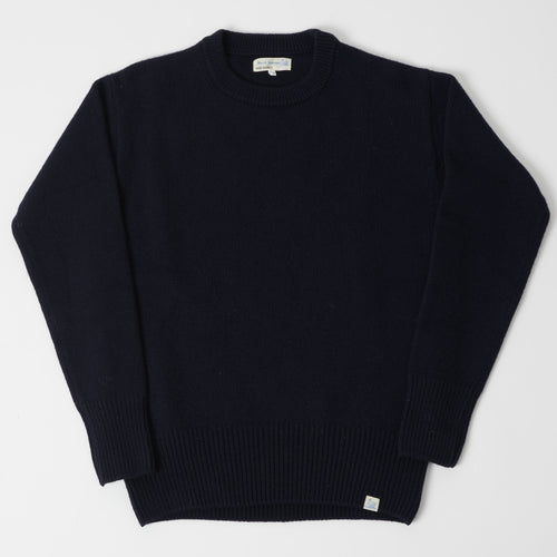 Merz b. Schwanen Wool Cashmere Knit Pullover - Dark Navy