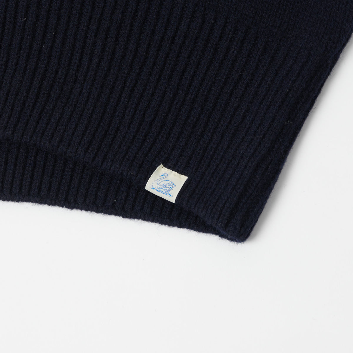 Merz b. Schwanen Wool Cashmere Knit Turtleneck - Dark Navy