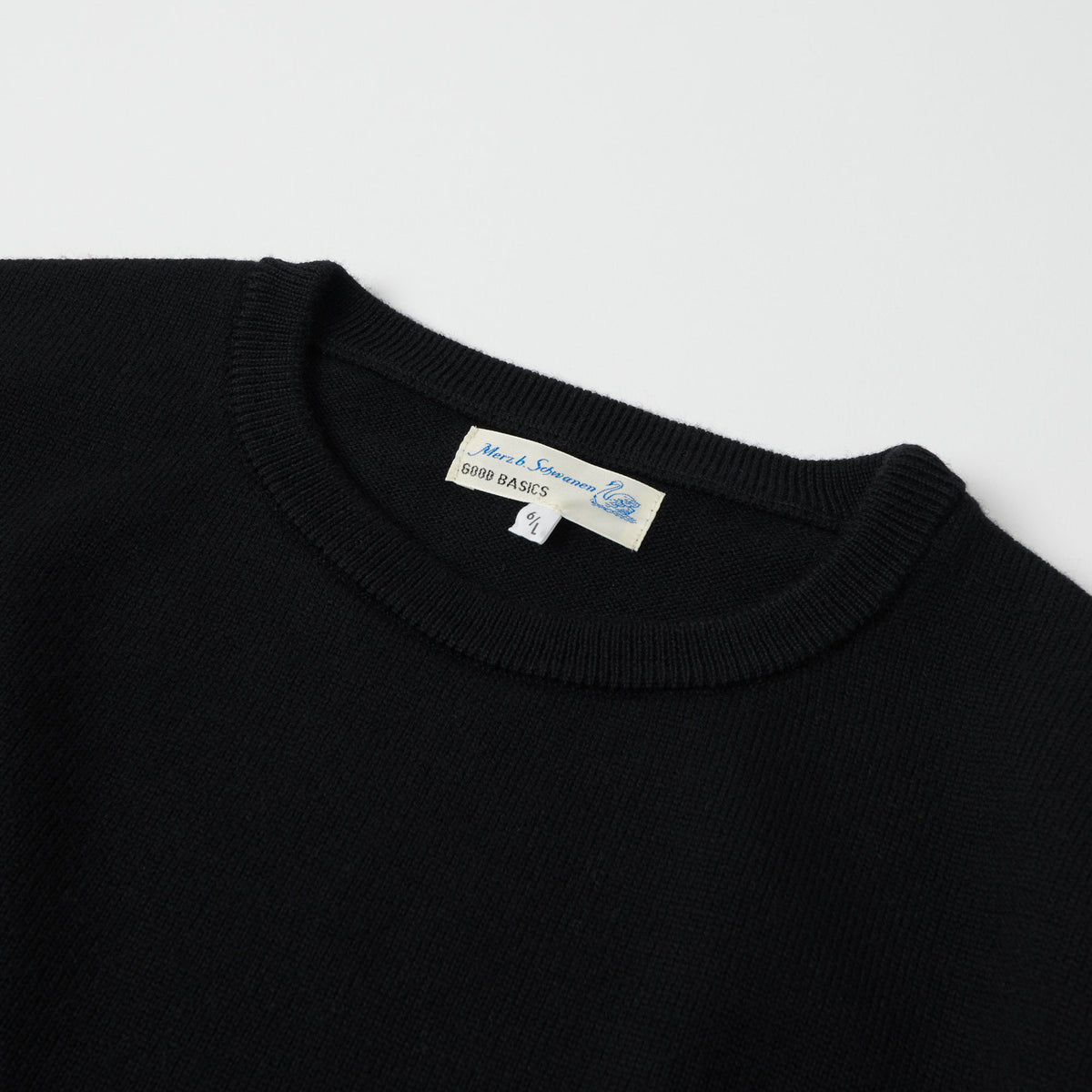 Merz b. Schwanen Oversized Merino Pullover - Deep Black