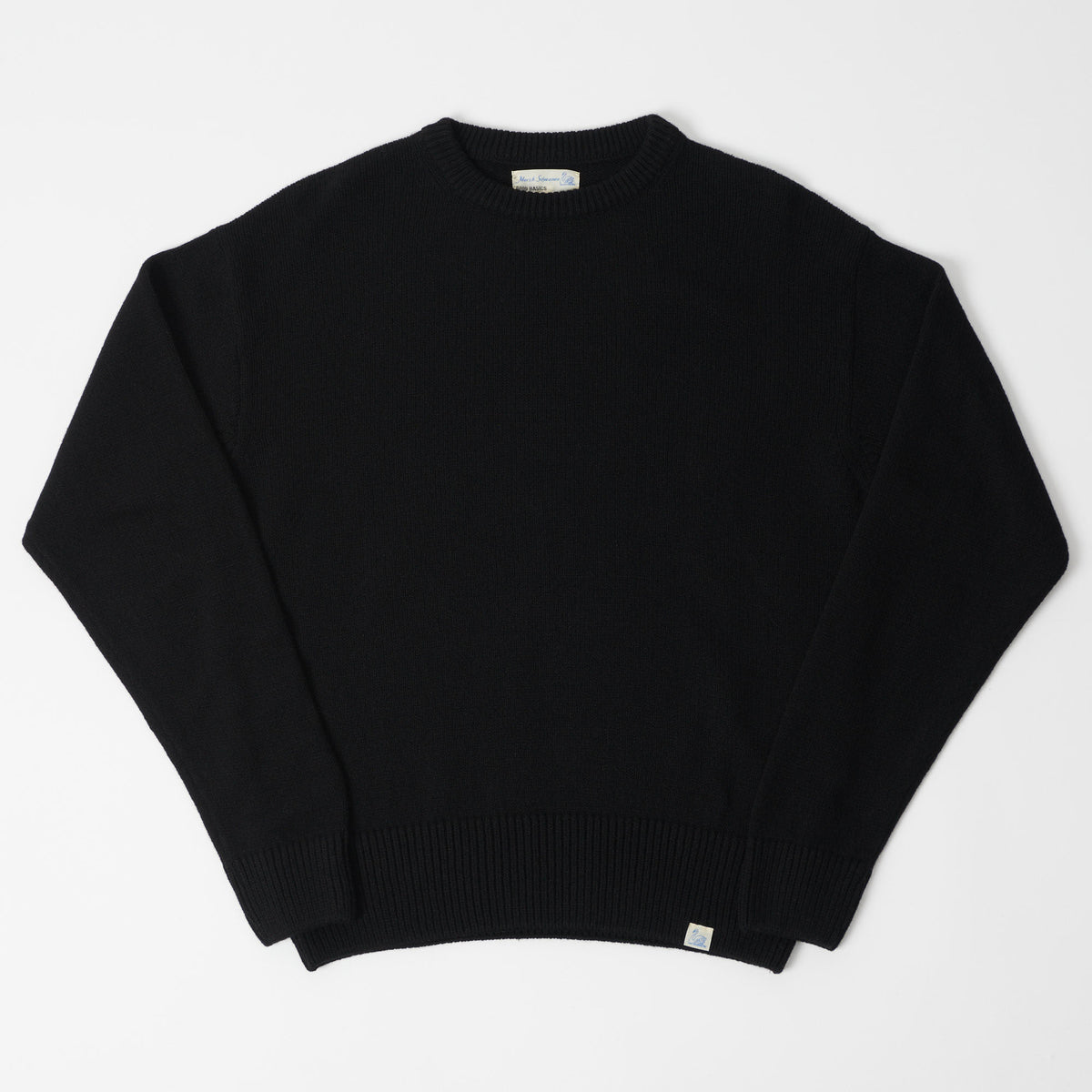 Merz b. Schwanen Recycled Cashmere Pullover - Deep Black