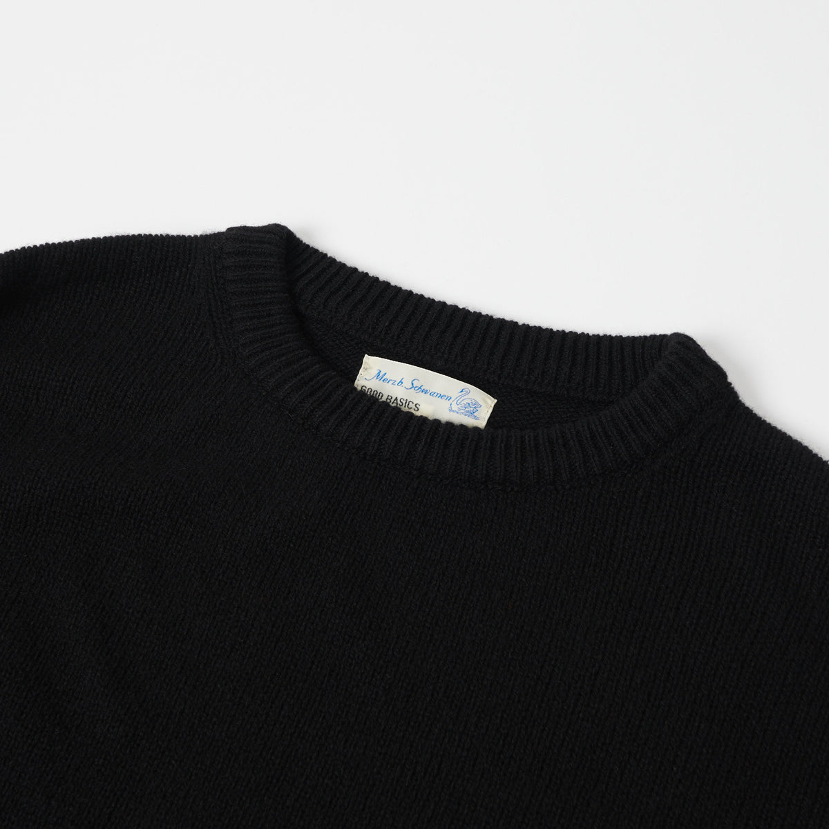 Merz b. Schwanen Recycled Cashmere Pullover - Deep Black