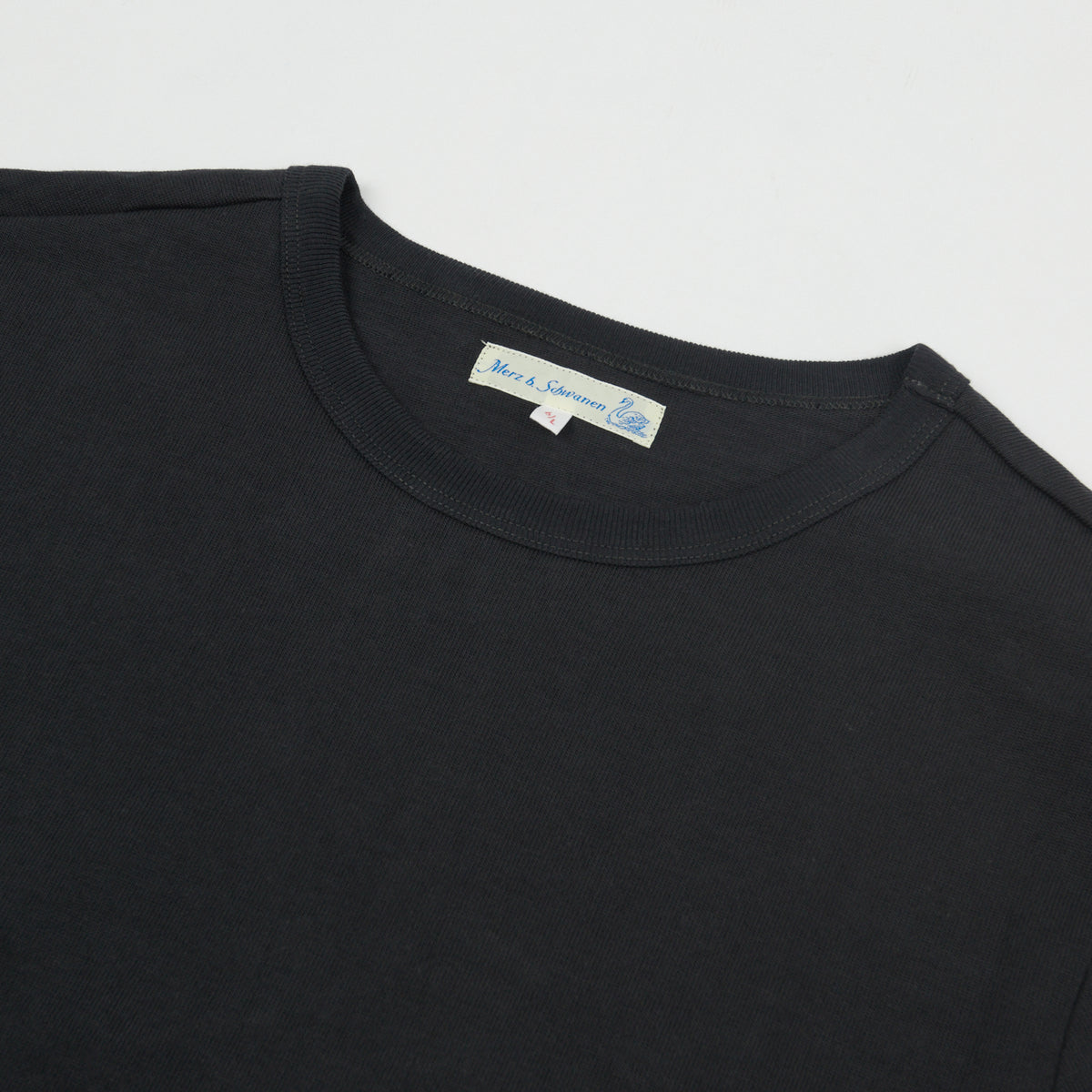 Merz b. Schwanen 'The Originals' 2S18 Heavyweight Long Sleeve T-Shirt - Charcoal